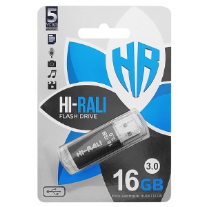 USB 16GB 3.0 Hi-Rali Rocket черная - фото