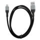 Кабель microUSB Hoco X72 силиконовый черный 1м (31) - фото 1