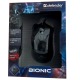 Компьютерная мышка проводная USB игровая Defender Bionic GM-250L коврик 220х180мм/RGB/6 кнопок/800-3200DPI черная 1,5м - фото 1