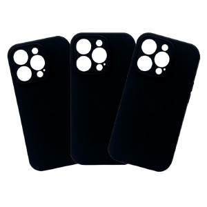 Накладка FULL PROTECTION iPhone 13 Pro "Soft touch" Original Black (18) лого - фото