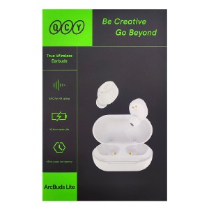 Hands Free Bluetooth Xiaomi QCY T27 ArcBuds Lite TWS белые - фото