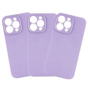 Накладка FULL PROTECTION iPhone 15 Pro Max "Soft touch" Original Light purple (39) лого - фото