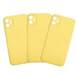 Накладка FULL PROTECTION iPhone 11 "Soft touch" Original Lemon (41) лого - фото