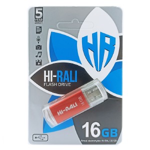 USB 16GB 2.0 Hi-Rali Rocket красная - фото