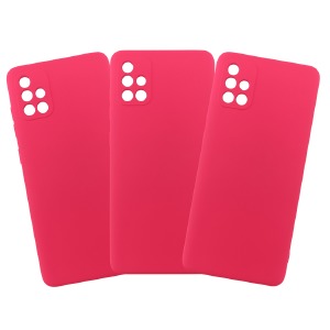 Силикон FULL Cover Samsung A55 5G/A556 Hot pink - фото