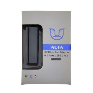 HUB компьютерный ALFA L139 3USB+RJ45 - фото