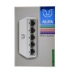 Свитч ALFA S105, 5 портов RJ45, 10/100Mbps, пластик (Realtek 8305IC, 12v) белый - фото 3