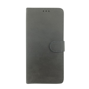Чехол-книжка Flip Cover LEATHER Redmi Note 13 Pro 4G серый - фото