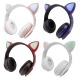  'SET COLOR MIXHands Free большие Bluetooth Gerlax H8P LED ушки RGB/BT5.0/TFcard/FM/AUX/mic/250mAh (5Р/2Б/2КР/2Ф 10ШТ!!! + 1ШТ ПОДАРОК) - фото 1