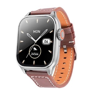 Смарт-часы (Smart watch) Hoco Y17 (укр.мова/BT5.0/RAM128Mb/call/LCD2.03"/IP67/300mAh/NFC) серебрянные - фото