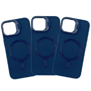 Накладка MagSafe Stand Case iPhone 13 Pro Blue - фото