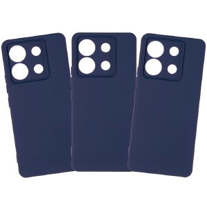 Накладка Liquid Silicone Case Xiaomi Redmi Note 13 5G Midnight blue - фото