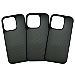 Накладка Berlia Carbon iPhone 13 Pro черная - фото