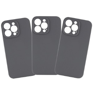 Накладка FULL PROTECTION iPhone 15 "Soft touch" Original Dark grey (15) лого - фото