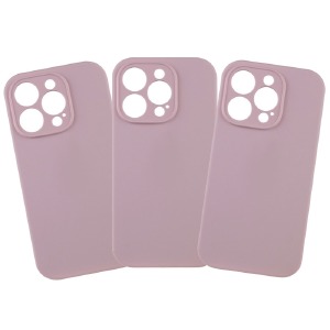 Силикон FULL PROTECTION iPhone 15 "Soft touch" Original Lavender (7) лого - фото