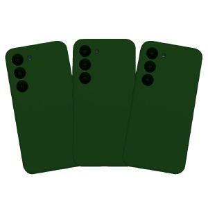 Накладка FULL Liquid Silicone Case Xiaomi Redmi Note 13 Pro 4G Dark green - фото