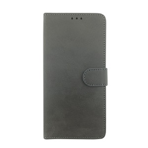 Чехол-книжка Flip Cover LEATHER Xiaomi Redmi A3 серый - фото