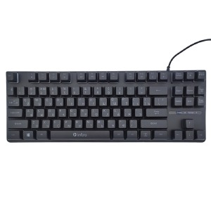 Клавиатура USB с подсветкой 8930 черная - фото