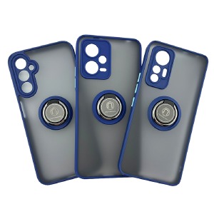 Накладка Goospery Ring iPhone 6+ синяя - фото