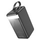 Power bank/Павербанк 90000mA Hoco J123D 3USB/QC3.0/22.5W/PD20W/LED дисплей/фонарик (input IP/micro/Type-C) черный - фото 3