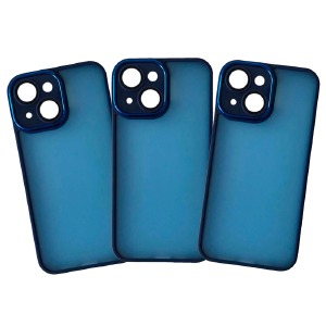 Накладка Matte Protection iPhone 7/8//SE синяя - фото