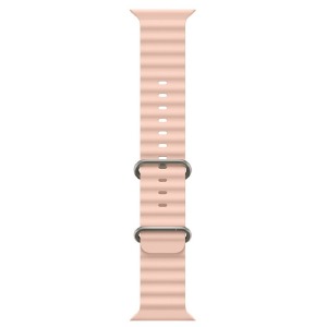 Ремешок для Apple Watch 38/40/41mm Ocean Band силиконовый телесный (5) - фото