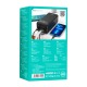 Power bank/Павербанк 60000mA Hoco J86B 3A/4USB/QC3.0/22.5W/PD20W/LCD дисплей/фонарик (input Lightning, micro, Type-C 18W) черный (9) - фото 3