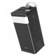 Power bank/Павербанк 50000mA Hoco J86A 2USB/QC3.0/22.5W/PD20W/LED дисплей/фонарик (input micro/Type-C 18W) черный (15) - фото 2