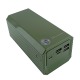 Power bank/Павербанк 50000mA Konfulon A22Q 3USB22.5w+PD20w/фонарик (input micro/Type-C) зеленый - фото 2