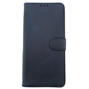 Чехол-книжка Flip Cover LEATHER Samsung A55 5G/A556 синий - фото