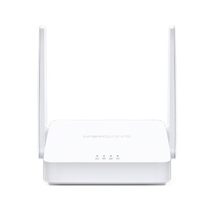 Wi-Fi роутер Mercusys MW301R (2xFE LAN, 1xFE WAN, 802.11n, 2 антенны) 300Mbps белый - фото