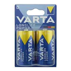 LR20 Батарейки Varta Longlife щелочная по 2шт/цена за 1 бат. - фото