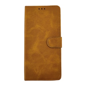 Чехол-книжка Flip Cover LEATHER Redmi Note 13 Pro 5G/Poco X6 5G коричневый - фото