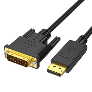 DisplayPort-DVI кабель 24+1 черный 1,8м - фото