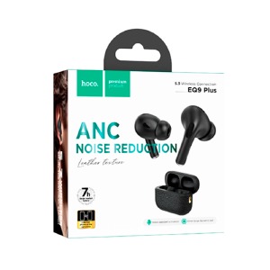 Bluetooth Air Pods Hoco EQ9 plus черные ANC(14) - фото