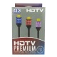 Кабель HDMI-HDMI 4K Premium V2.0 CCS 19+1 черный 3м коробка - фото 1