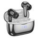 Bluetooth Air Pods Hoco EQ16 plus ANC+ENC/BT5.3/40mah+320mah/LED дисплей черные (14) - фото 1