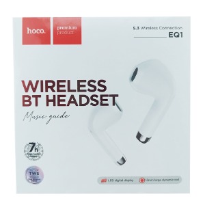 Bluetooth Air Pods Hoco EQ1 LCD белые (14) - фото