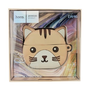 Bluetooth Air Pods Hoco EW46 Khaki cat (16) - фото