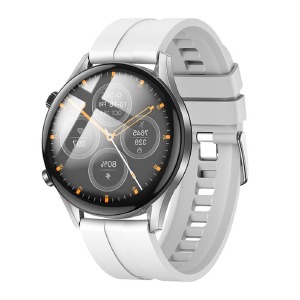 Смарт-часы (Smart watch) Hoco Y7 Pro metall gray (BT5.0/RAM128Mb/LCD1.32"/IP68/240mAh) - фото