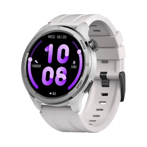 Смарт-часы (Smart watch) Xiaomi Haylou Solar Neo LS21 (укр.мова/BT5.3/call/LCD1.53"/IP68/300mAh) светло-серые - фото