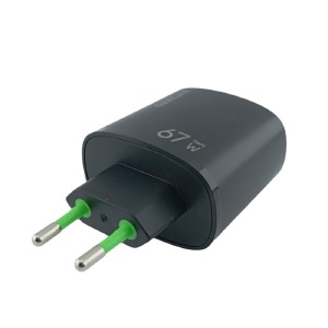 СЗУ Type-C to Type-C Gerlax GA-42 GaN черное 2PD+USB 67W - фото