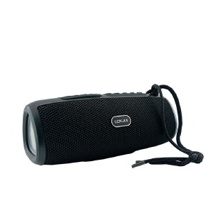 Колонка Gerlax GS-28, 10W, BT/USB/FM/AUX/microSD LED, 1200mAh TWS 13x13x17cm черная - фото