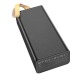 Power bank/Павербанк 30000mA Borofone BJ18A 2A/2USB/LED дисплей/фонарик (input micro+Type-C) черный(18) - фото 2