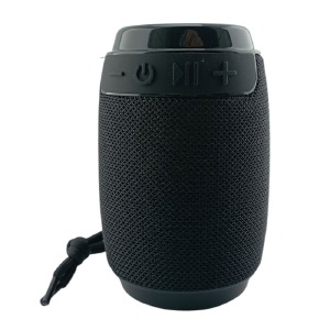 Колонка Gerlax GS-17, 5W, BT/USB/FM/AUX/microSD LED, 1200mAh 8x8x12cm черная - фото