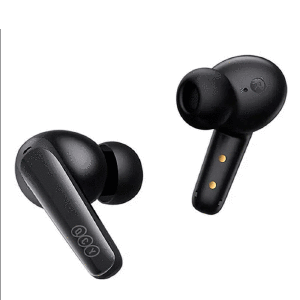 Bluetooth Air Pods Xiaomi QCY T29 AilyBuds Lite TWS (вкладыши) черные - фото