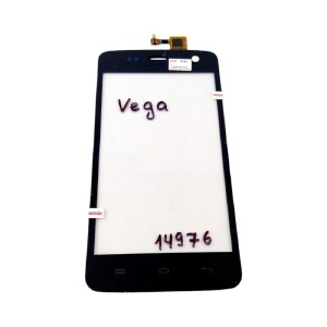 Сенсорный экран для телефона Explay Vega черный - фото