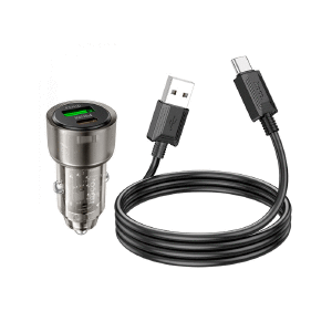 АЗУ microUSB Hoco Z52 3А/1USB/QC3.0/38W/PD20W черное - фото