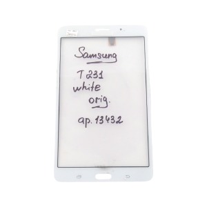 Сенсор (Touchscreen) для планшета Samsung T230/T231/T235 ,версия 3G с вырезом под динамик, белый original - фото