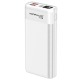 Power bank/Павербанк 20000mA Konfulon A30Q 2USB-22.5w+PD20w белый - фото 1